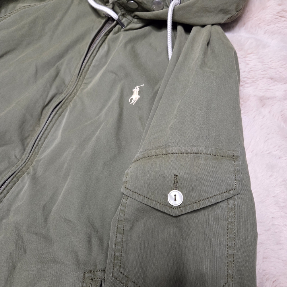 Polo by Ralph Lauren Olive Green Hooded Jacket for Men - Picture 4 of 7
